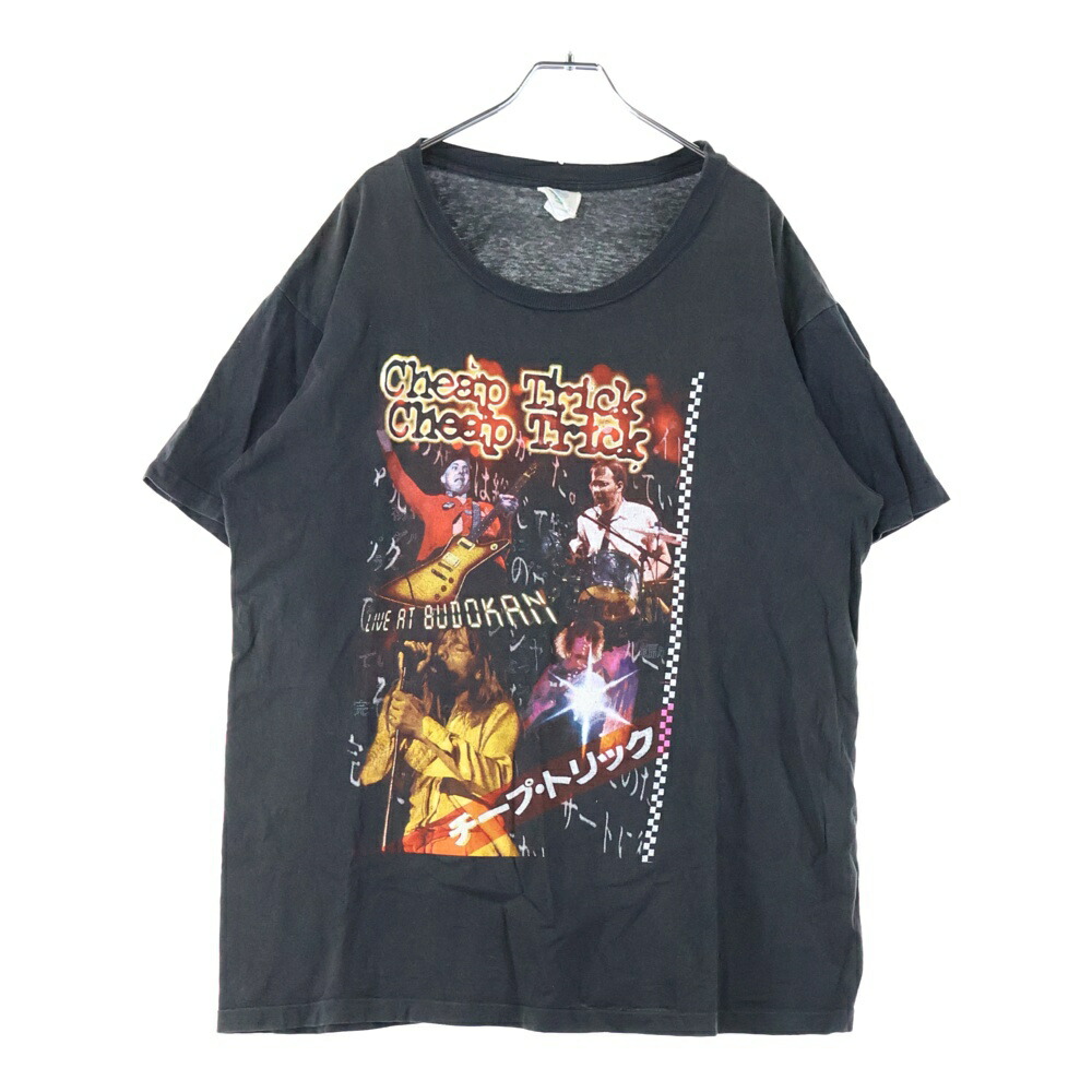 s*♪様 チープトリック Tシャツ 80’s オーストラリア製 ブラック 当時物 s*♪様 チープトリック Tシャツ 80's オーストラリア製 ブラック