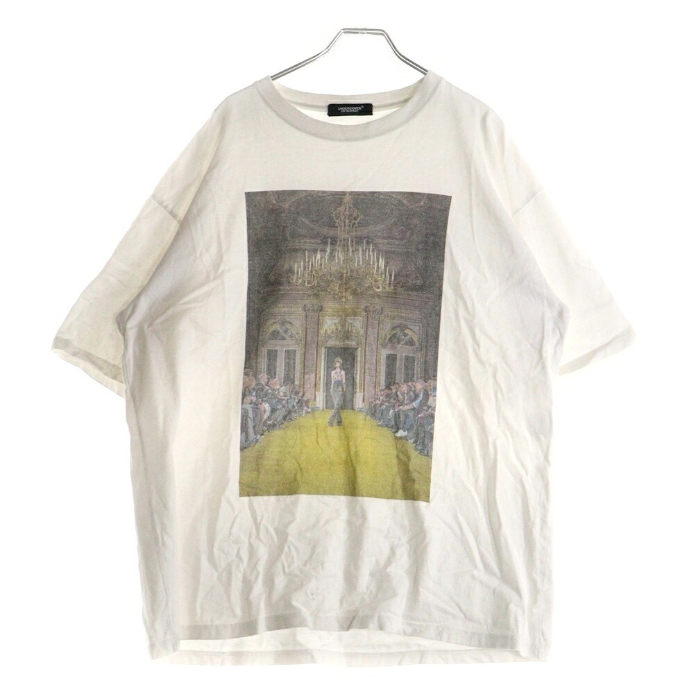 UNDERCOVER(アンダーカバー) サイズ:5 23SS ×WATARU RECORD ワタル レコード フォト グラフィック 半袖Tシャツ カットソー ホワイト【中古】【程度B】【カラーブラック】【取扱店舗BRING有楽町マルイ店】