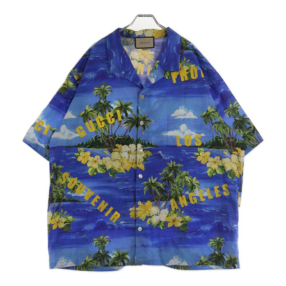 大特価‼️Gucci adidas ジャガードGG 半袖シャツ　モノグラム　アロハ 大特価‼️Gucci adidas ジャガードGG 半袖シャツ モノグラム アロハ