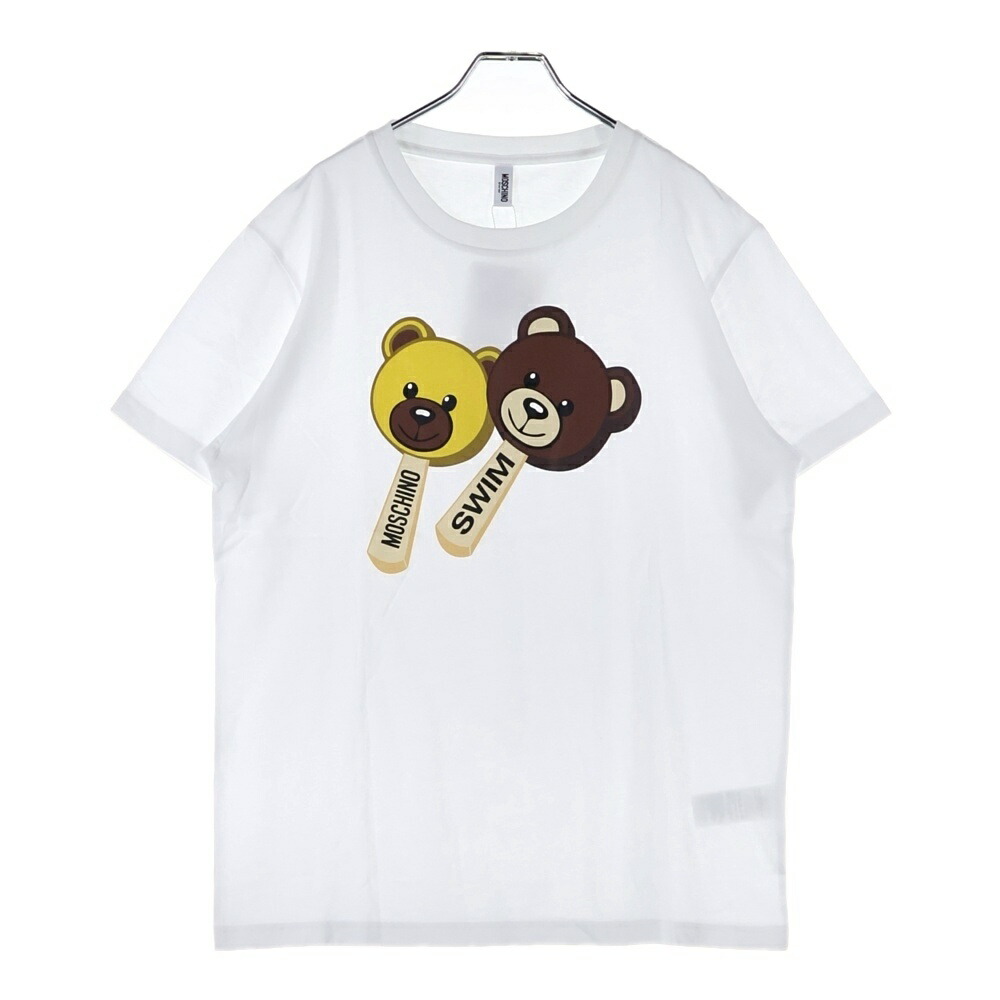 MOSCHINO(モスキーノ) サイズ:S Bear T-Shirt アイスクリーム ベア 半袖Tシャツ ホワイト【新古品/中古】【程度S】【カラーホワイト】【取扱店舗渋谷】