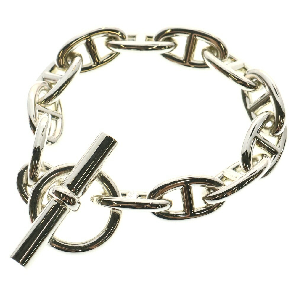 アンカーチェーン ブレスレット SV925 シェーヌダンクル型 12コマ GMサイズアンカーチェーン☆シェーヌダンクル風12コマ☆約21.5cm