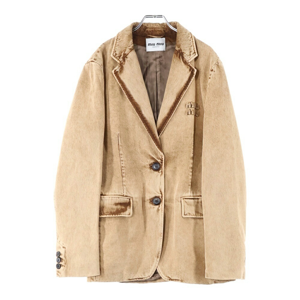 楽天市場】miumiu(ミュウミュウ) サイズ:44 ワックス加工 キャンバス