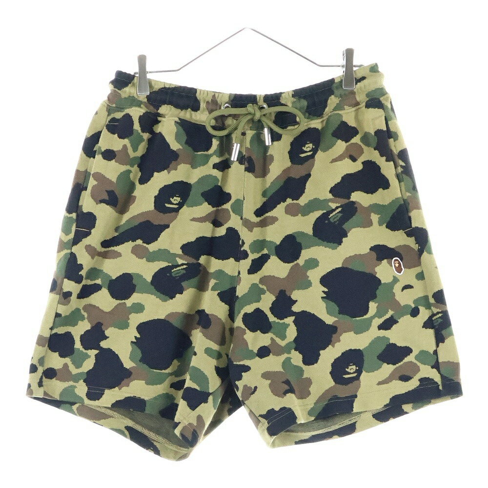 室内試着のみ APE エイプ 1st CAMO チャンピオンロゴ ショーツ 室内試着のみ APE エイプ 1st CAMO チャンピオンロゴ ショーツ