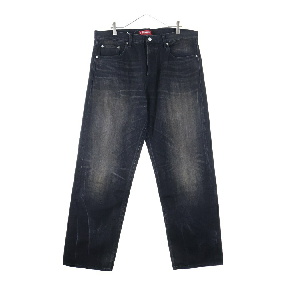 supreme regular jean 32 シュプリーム レギュラージーンズ Supreme Regular Jean Washed Black 32