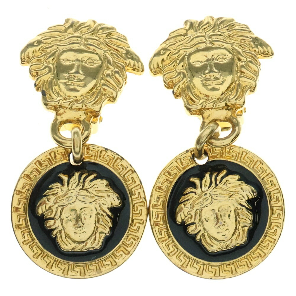 楽天市場】VERSACE(ヴェルサーチ) メデューサ ラインストーン ピアス