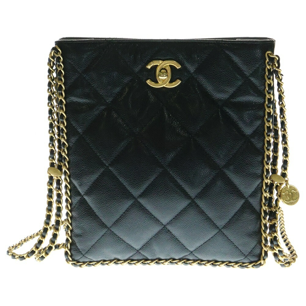 楽天市場】シャネル CHANEL マトラッセ 巾着バッグ ゴールド金具 ココ