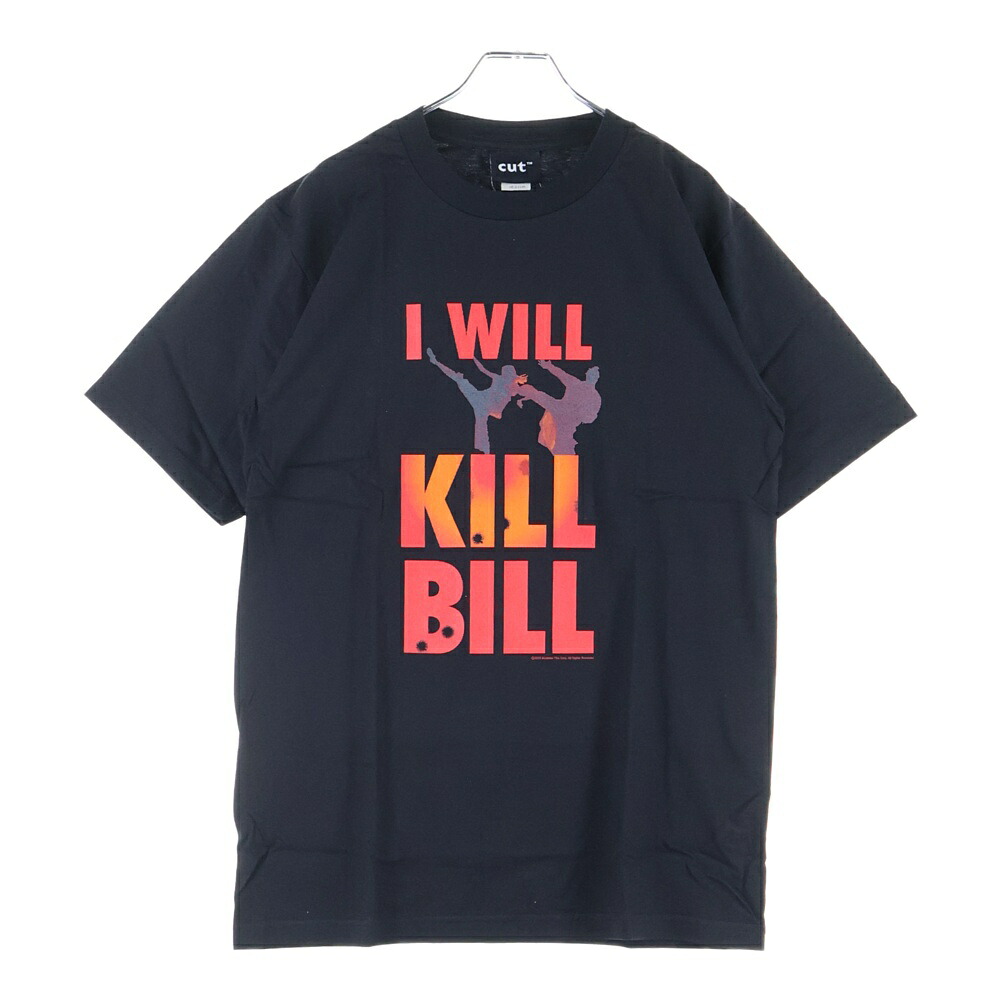 VINTAGE(ヴィンテージ) サイズ:M 00S VINTAGE KILL BILL 2003 CUT ヴィンテージ USA製 キルビル ビルを殺せ 両面プリント ムービー 半袖Tシャツ カットソー ブラック【新古品/中古】【程度S】【カラーブラック】【取扱店舗AWESOME名古屋店】｜ブランド買取・販売　BRING