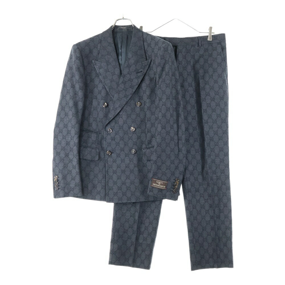 楽天市場】GUCCI(グッチ) サイズ:7ー48 GGロゴ 総柄 シングル