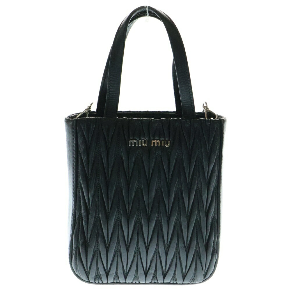 miumiu ビジュー装飾 黒 ハンドバッグ ビジュー MiuMiu(ミュウミュウ) バッグ・カバン(レディース