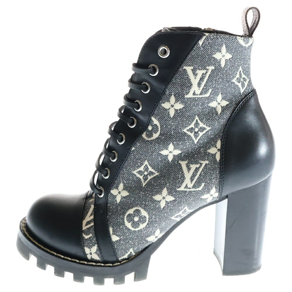 楽天市場】LOUIS VUITTON ルイヴィトン ブーツLVモッズ ライン