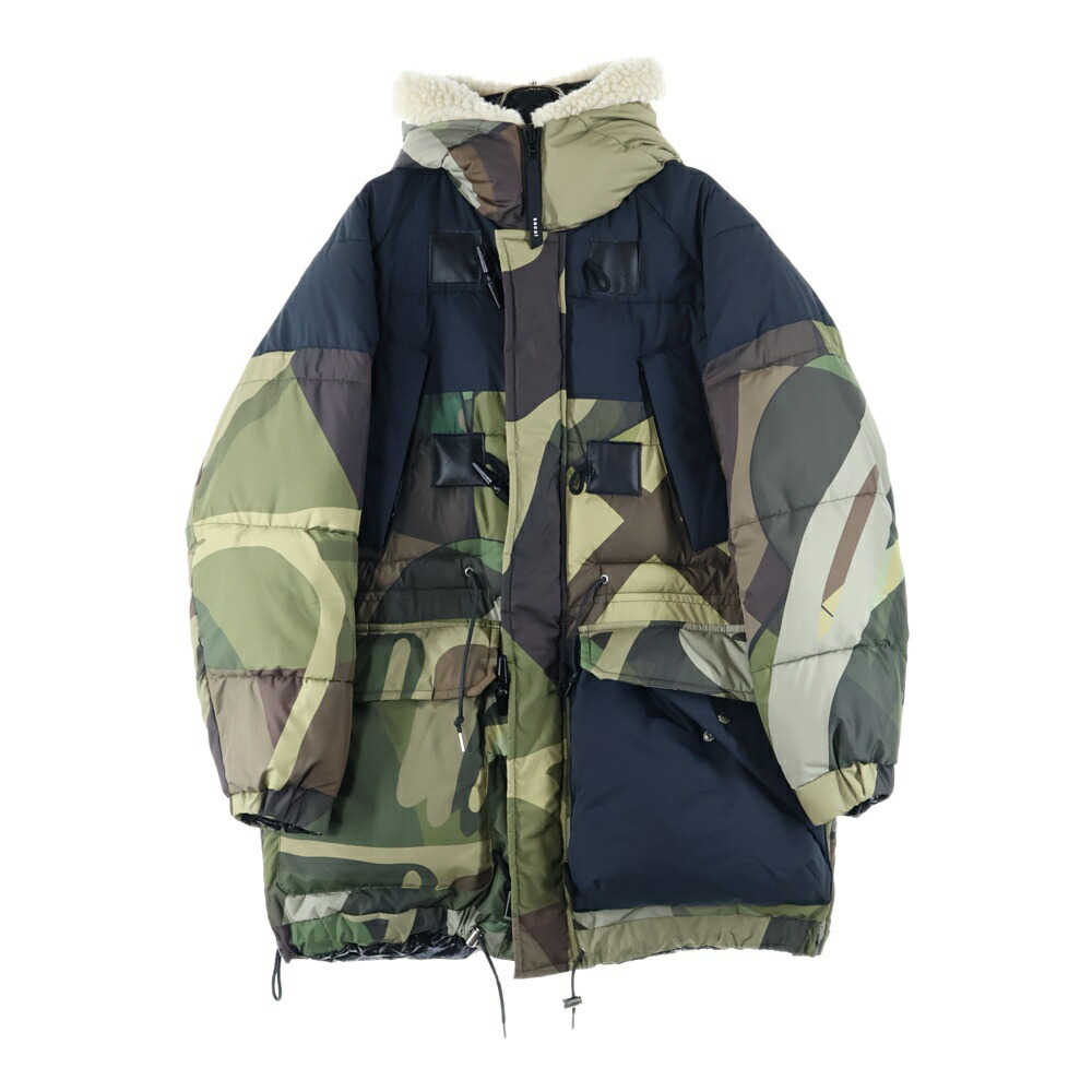 ［美品］22AW サカイ　モッズコート　048 サイズ3 ダブルジップ　ブラック Sacai サカイ 22AW 22-06182 Technical Jersey Zip Up Blouson