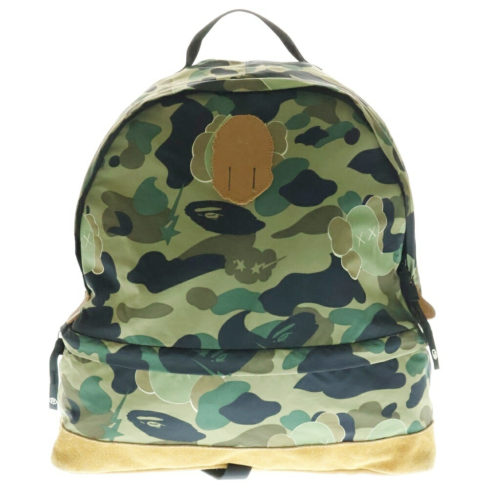A BATHING APE エイプ リュック バックパック 迷彩 カモフラ　レア A BATHING APE® カモフラージュ バックパック | ブラウン