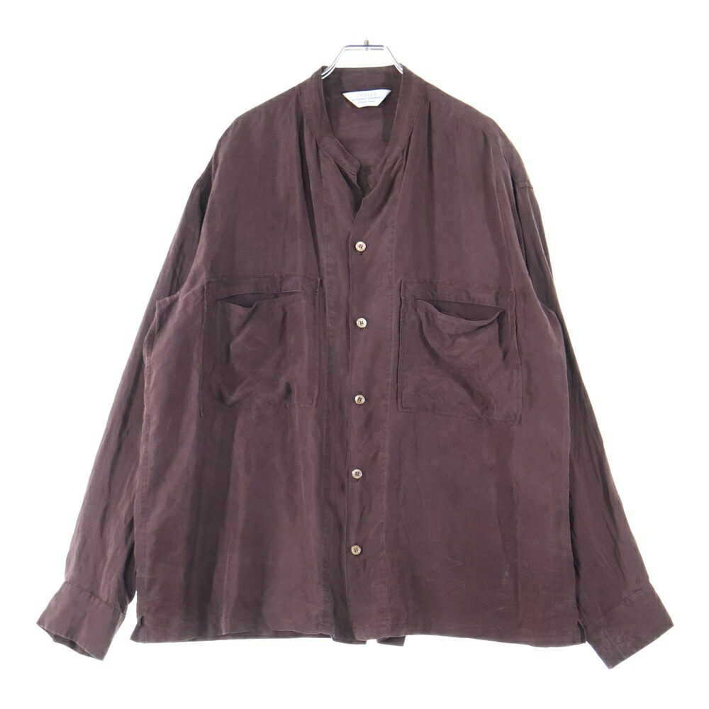 unusedアンユーズド　スウェードレザーシャツ UNUSED アンユーズド 15AW Suede Pullover Western Shirts スエード