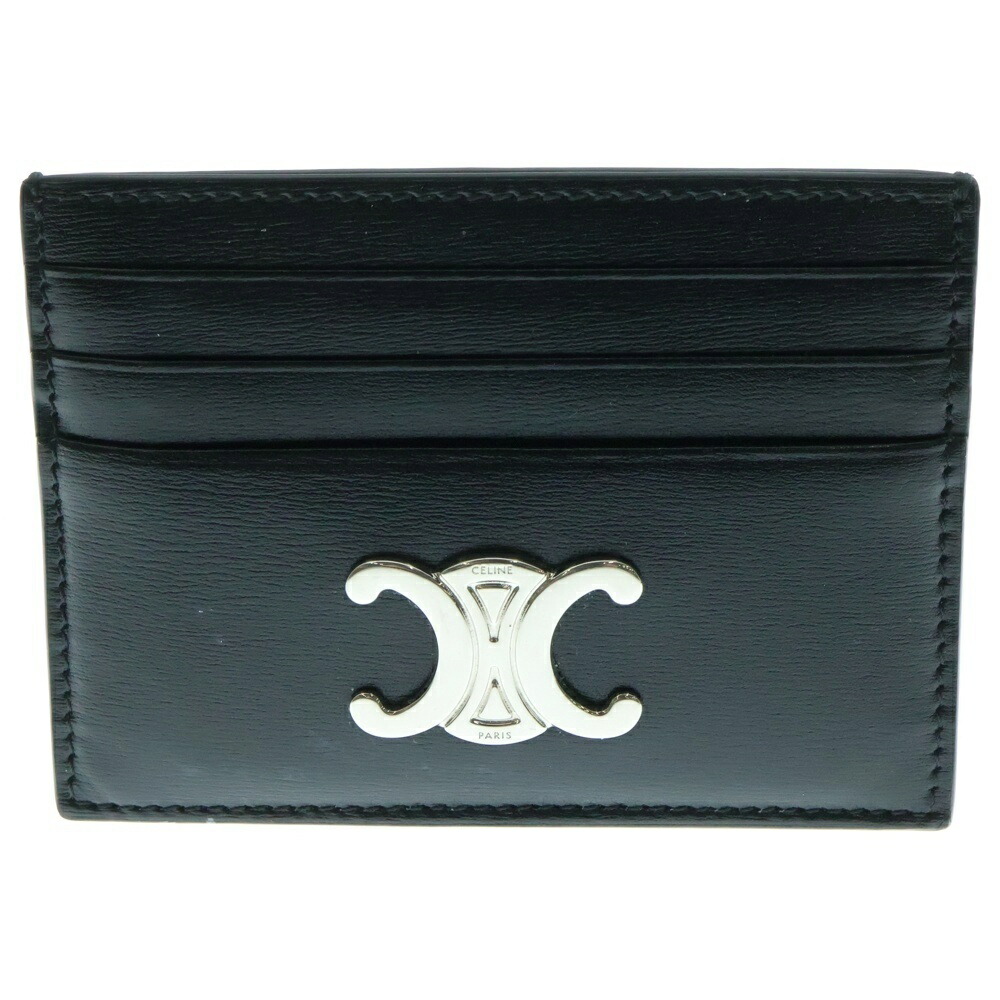 楽天市場】CELINE（セリーヌ） ビジネスカードホルダー グレー(ぺブル