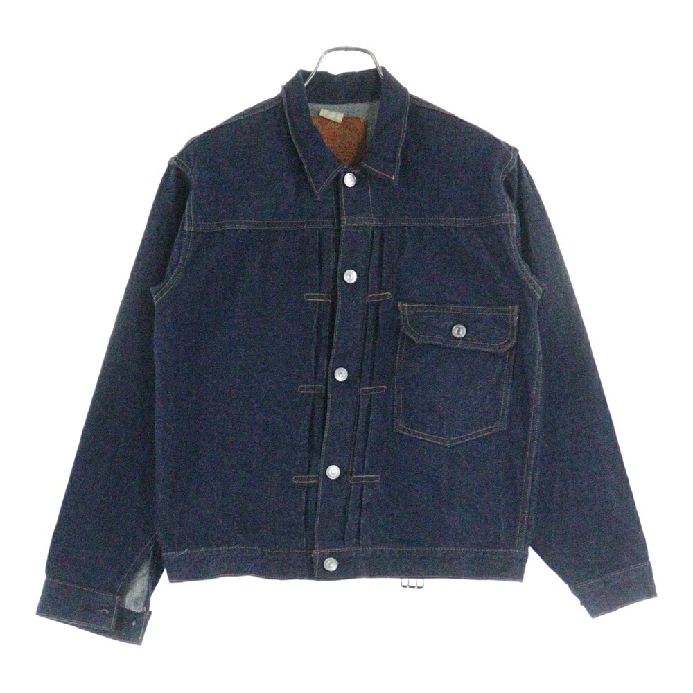 NO BRAND(ノーブランド) サイズ:40 ONE PIECE OF ROCK ワンピースオブロック 406XXX 1st JACKET デニムジャケット インディゴ【中古】【程度A】【カラーブルー】【取扱店舗BRING福岡天神店】｜ブランド買取・販売　BRING