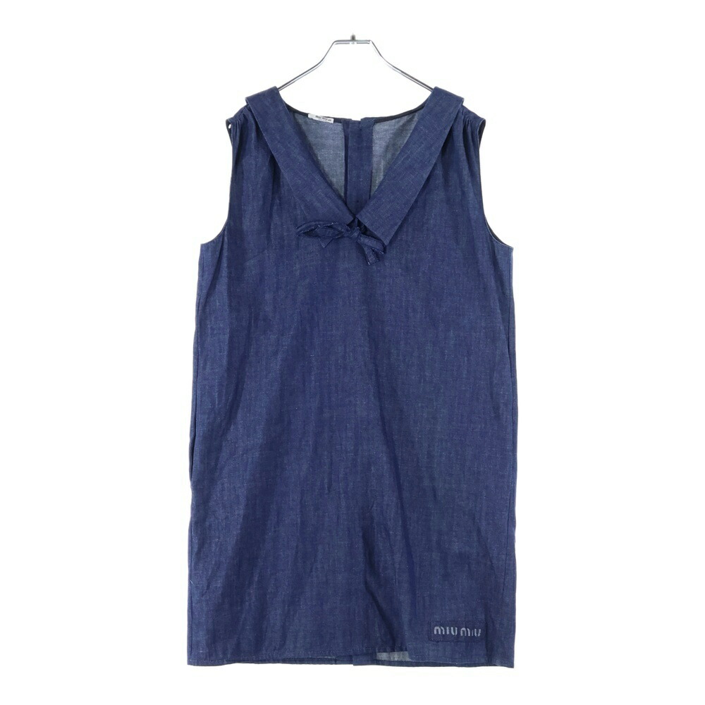 楽天市場】miumiu（ミュウミュウ）ロゴ カシミヤ ニット ワンピース