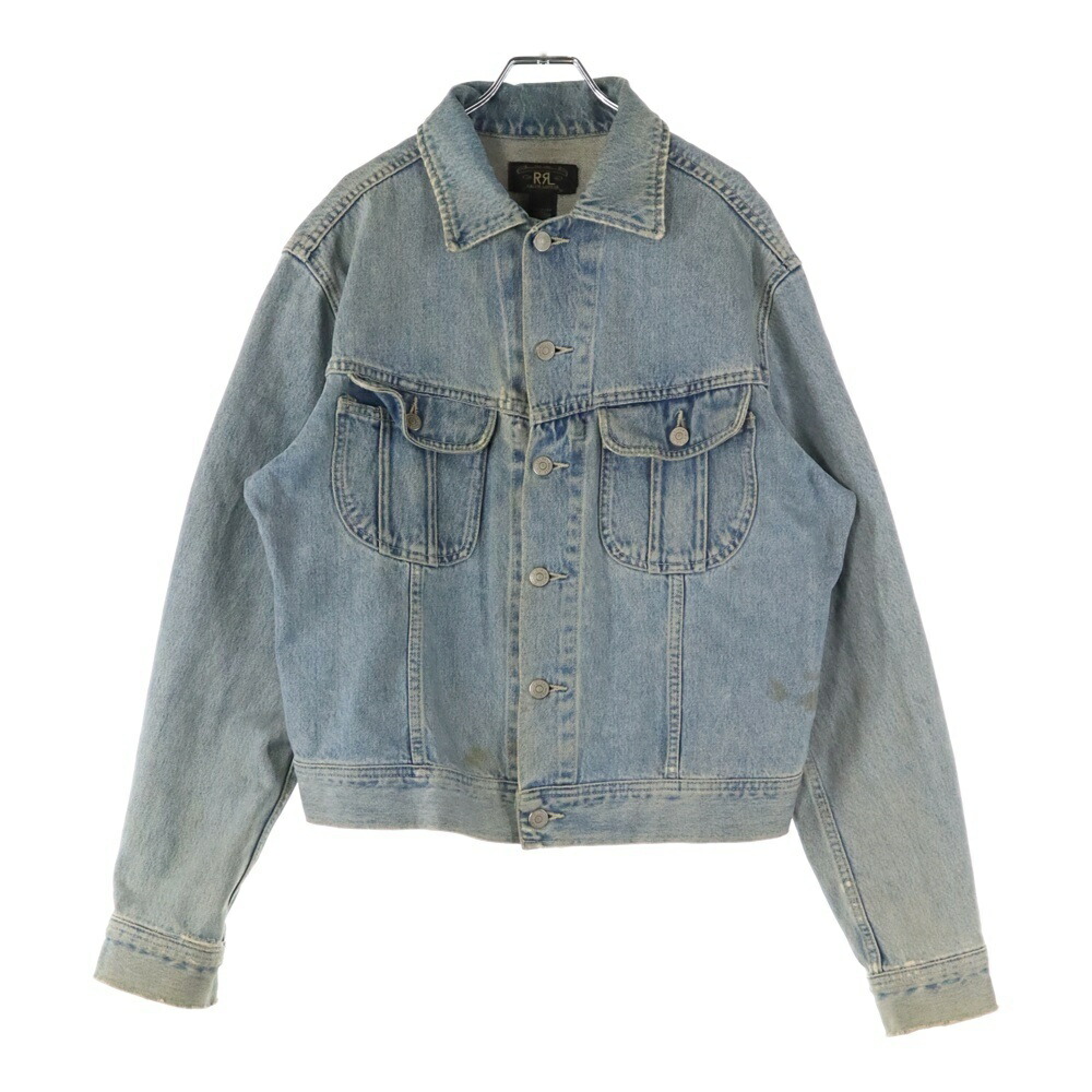 RRL デニムジャケット RRL (ダブルアールエル) コーデュロイカラー インディゴ デニム