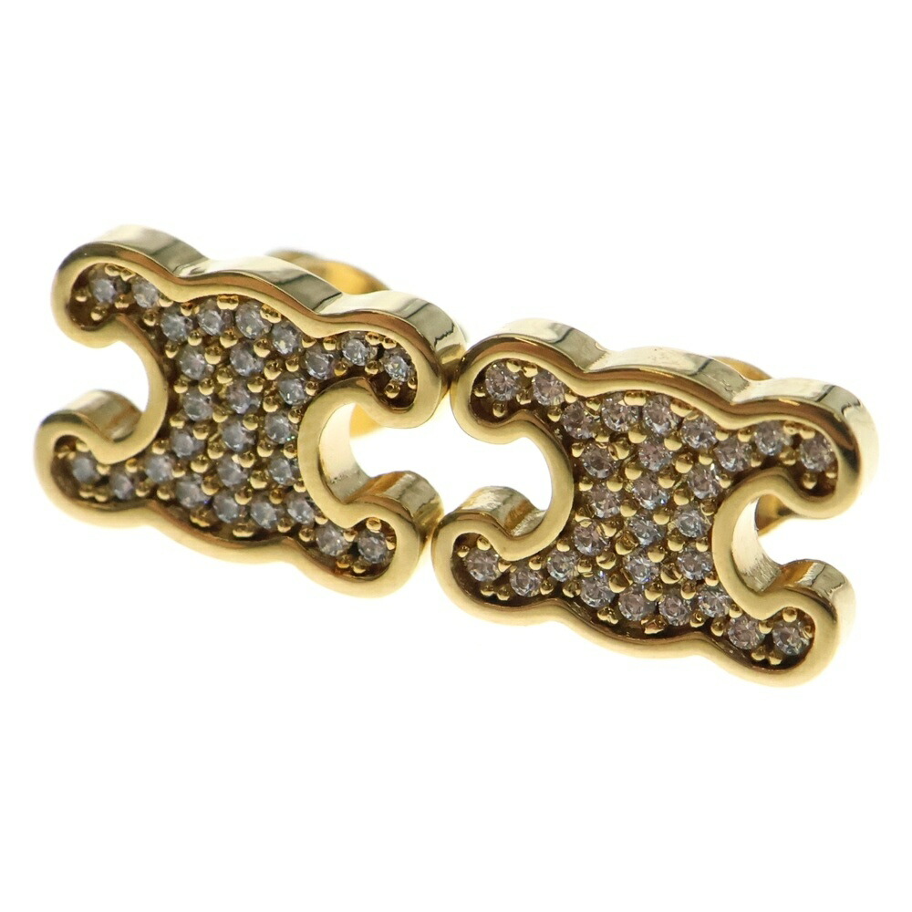 楽天市場】CELINE（セリーヌ）ノット スモール フープ ゴールド