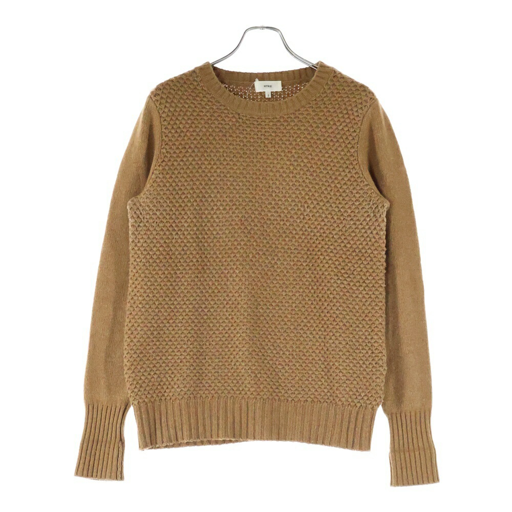 楽天市場】HYKE(ハイク) 22AW モヘア ニットベスト ブラウン