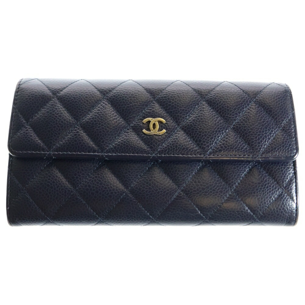 楽天市場】シャネル CHANEL 二つ折り長財布 ビコローレ A33911