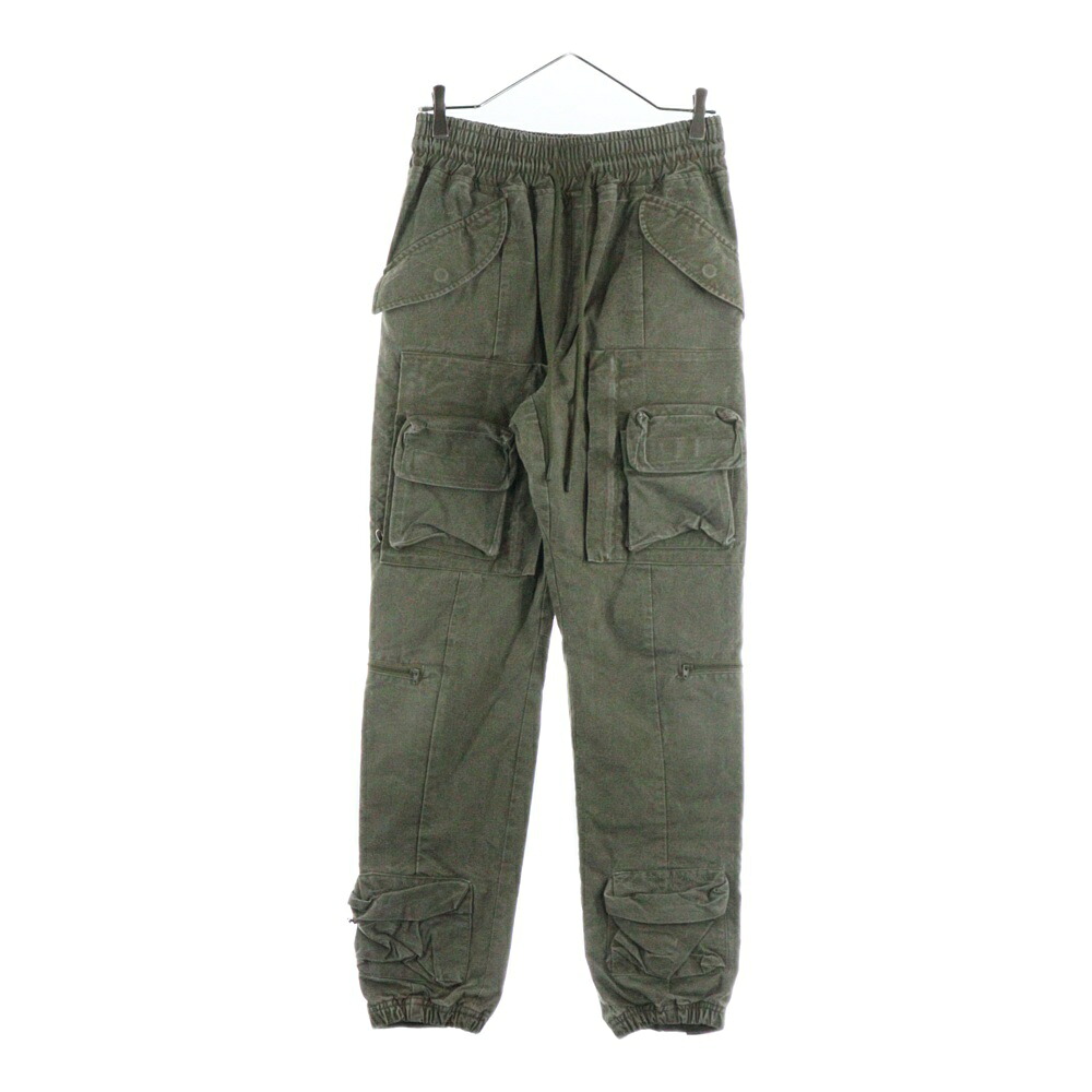 READY MADE(レディメイド) サイズ:0 FIELD PANTS ヴィンテージコットン マルチポケット カーゴ フィールドパンツ カーキ【中古】【程度A】【カラーグリーン】【取扱店舗BRING福岡天神店】｜ブランド買取・販売　BRING
