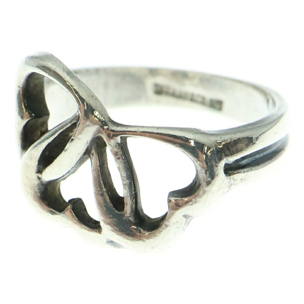 ティファニー　スターリングシルバー　チタンT TWOリング TIFFANY&Co.（ティファニー） TWOコレクション TI AG925 ティファニーT