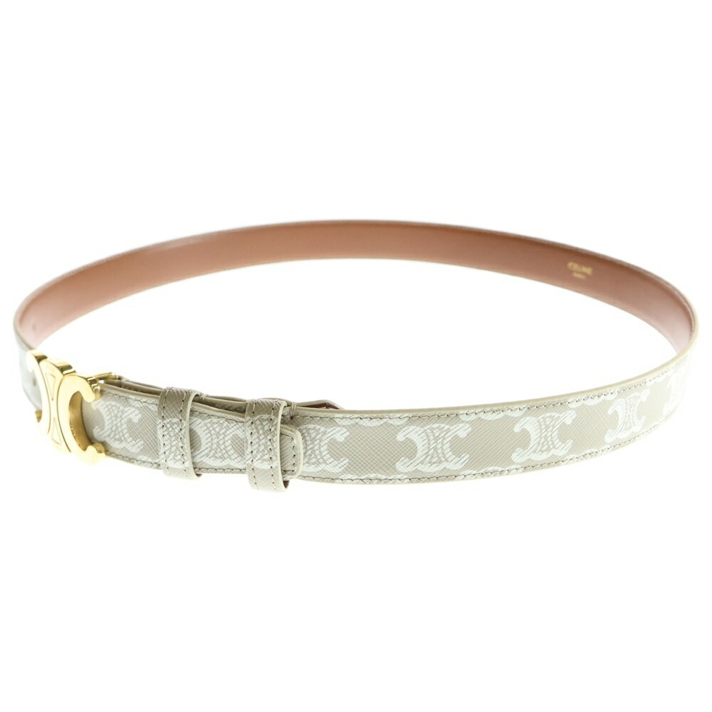 【新品未使用】CELINE セリーヌ ベルト　85 ゴールドサークル金具 楽天市場】CELINE(セリーヌ) マイヨントリオンフ ベルト ブラック