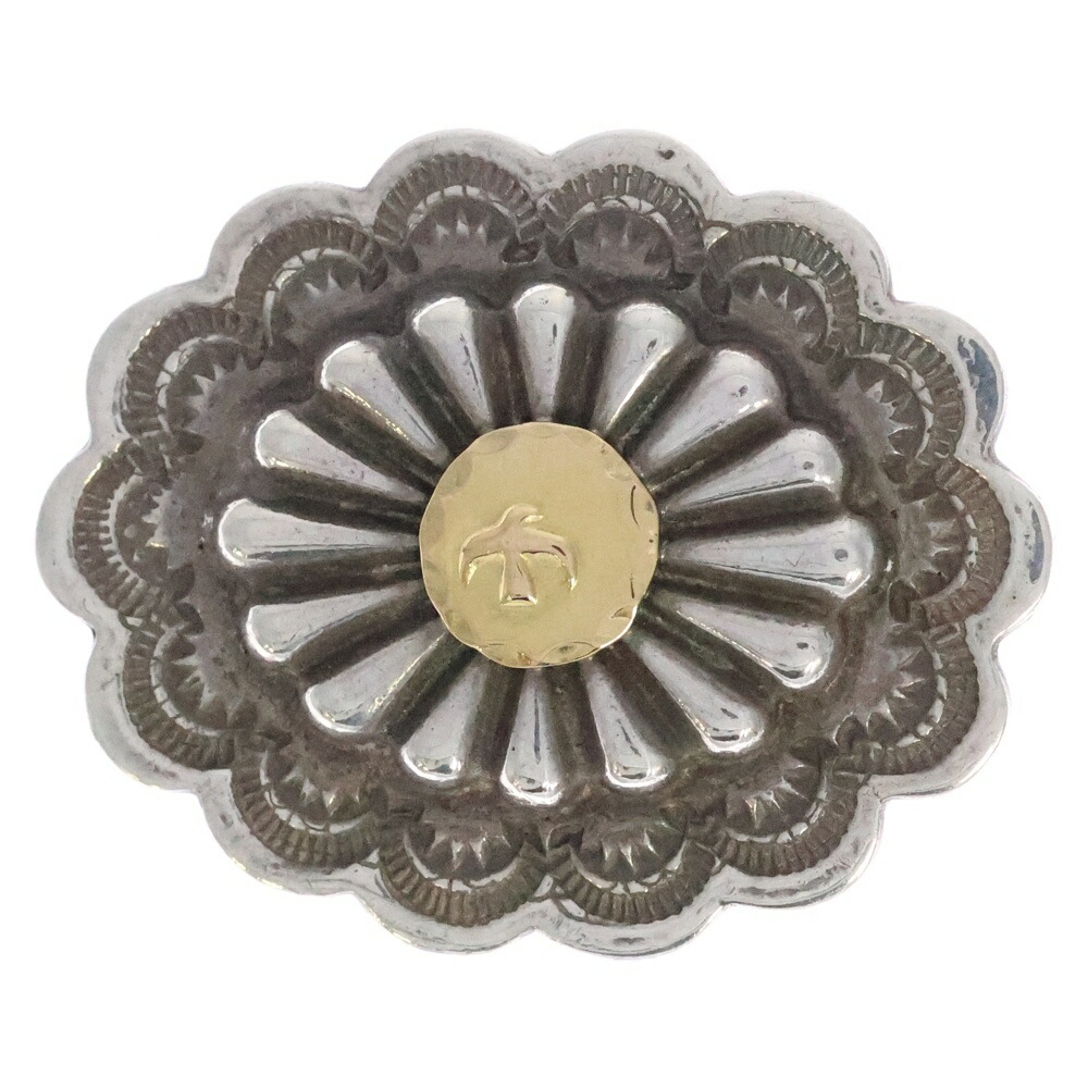 ゴローズ　Goro’s メディスンバッグ　銀縄ターコイズ付きコンチョ付き goro\u0027s(ゴローズ) 銀縄ターコイズ付きフラワーコンチョ