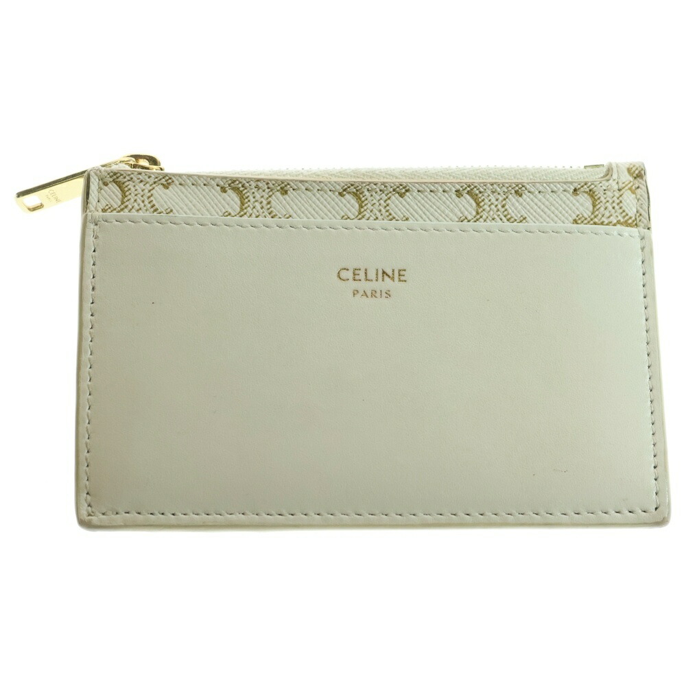 楽天市場】CELINE(セリーヌ) コンパクトジップ カードホルダー カード