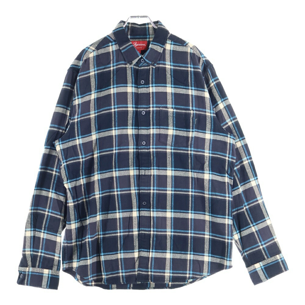 supreme・Tartan Flannel Hooded Shirt Supreme Tartan Flannel Hooded