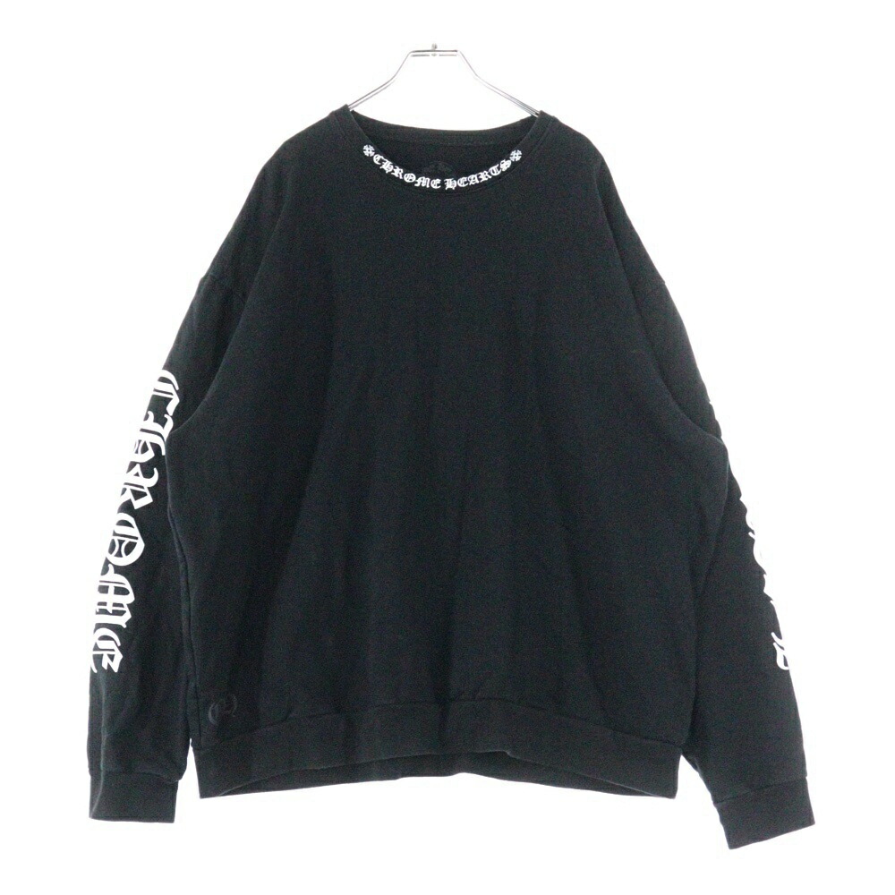 CHROME HEARTS オリーブ トレーナー CHROME HEARTSクロムハーツ オリーブ色 トレーナー 胸ロゴ背面