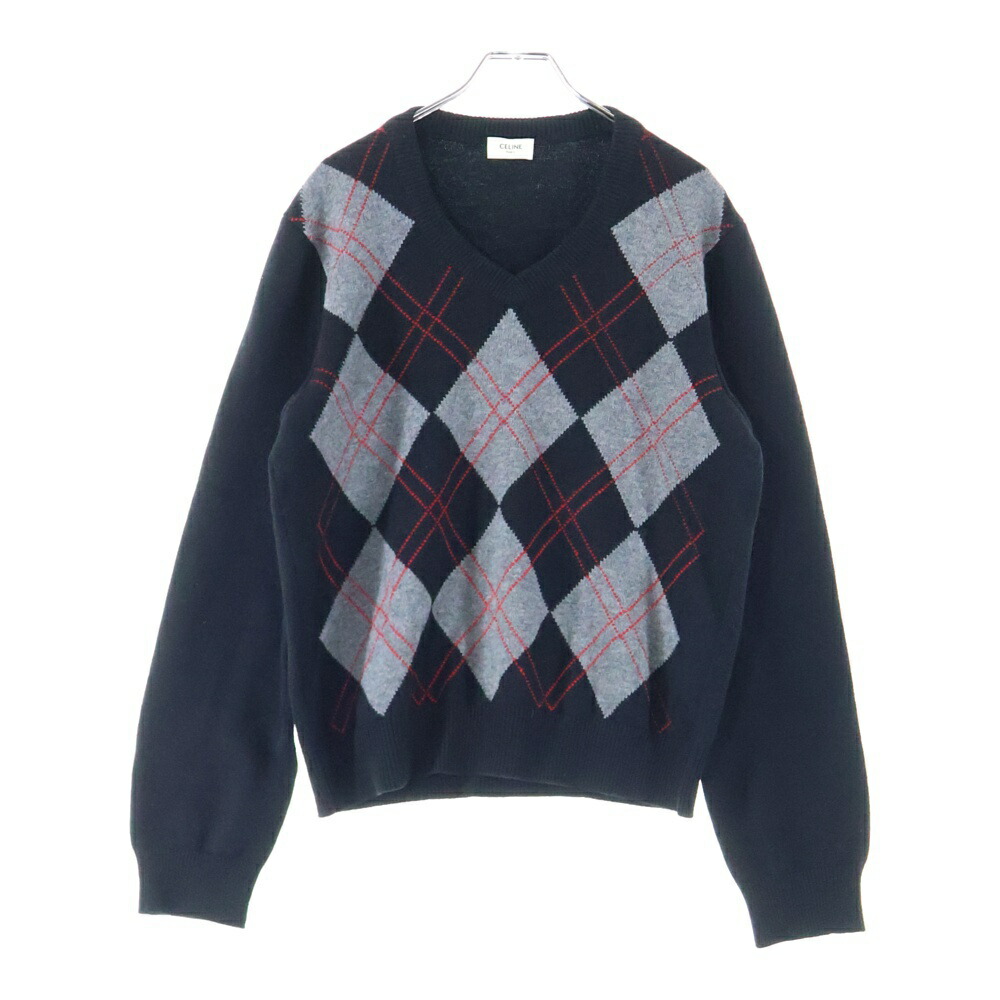 楽天市場】CELINE(セリーヌ) サイズ:XS 22AW Argyle Mohair Blend