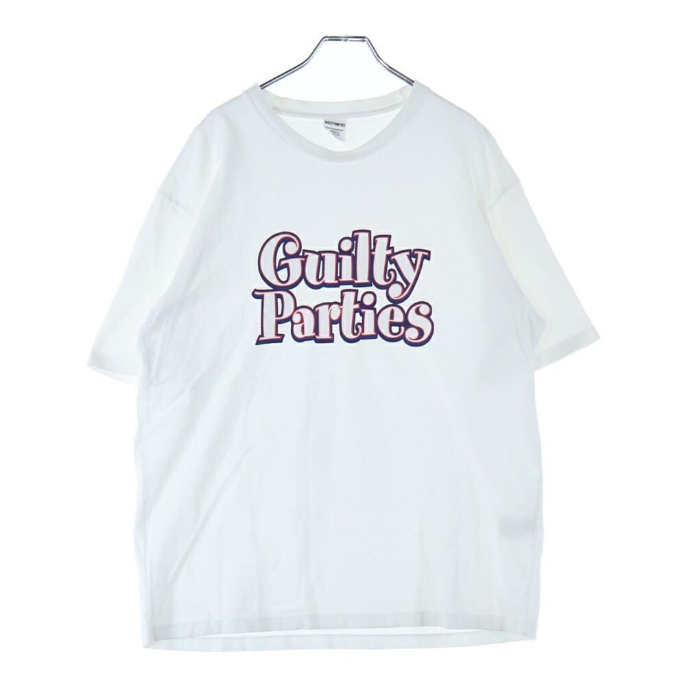 ワコマリア GUILTY PARTIES ホワイト フットボール Tシャツ XL ワコマリア GUILTY PARTIES ホワイト フットボール Tシャツ XL