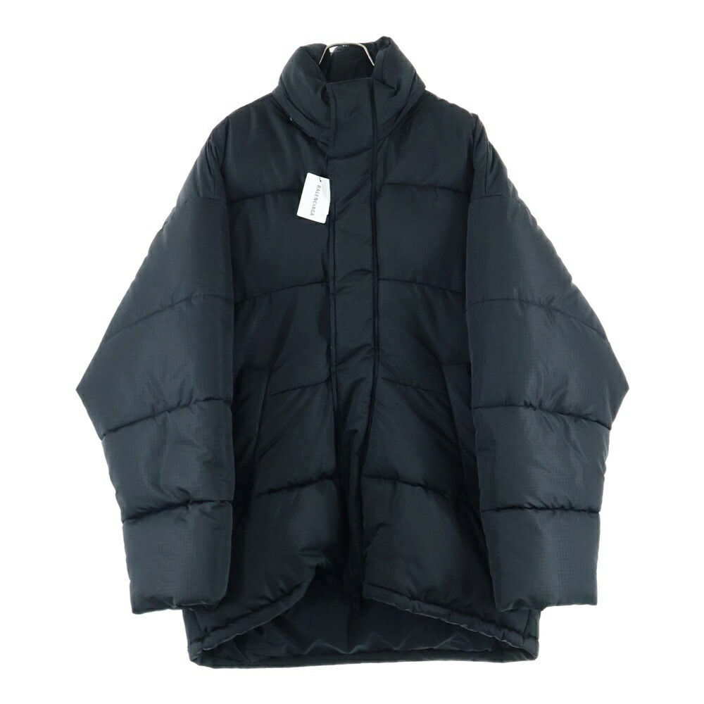 BALENCIAGA ブラック MA-1ジャケット BALENCIAGA (バレンシアガ) 22SS MA-1 フード付き ブルゾン