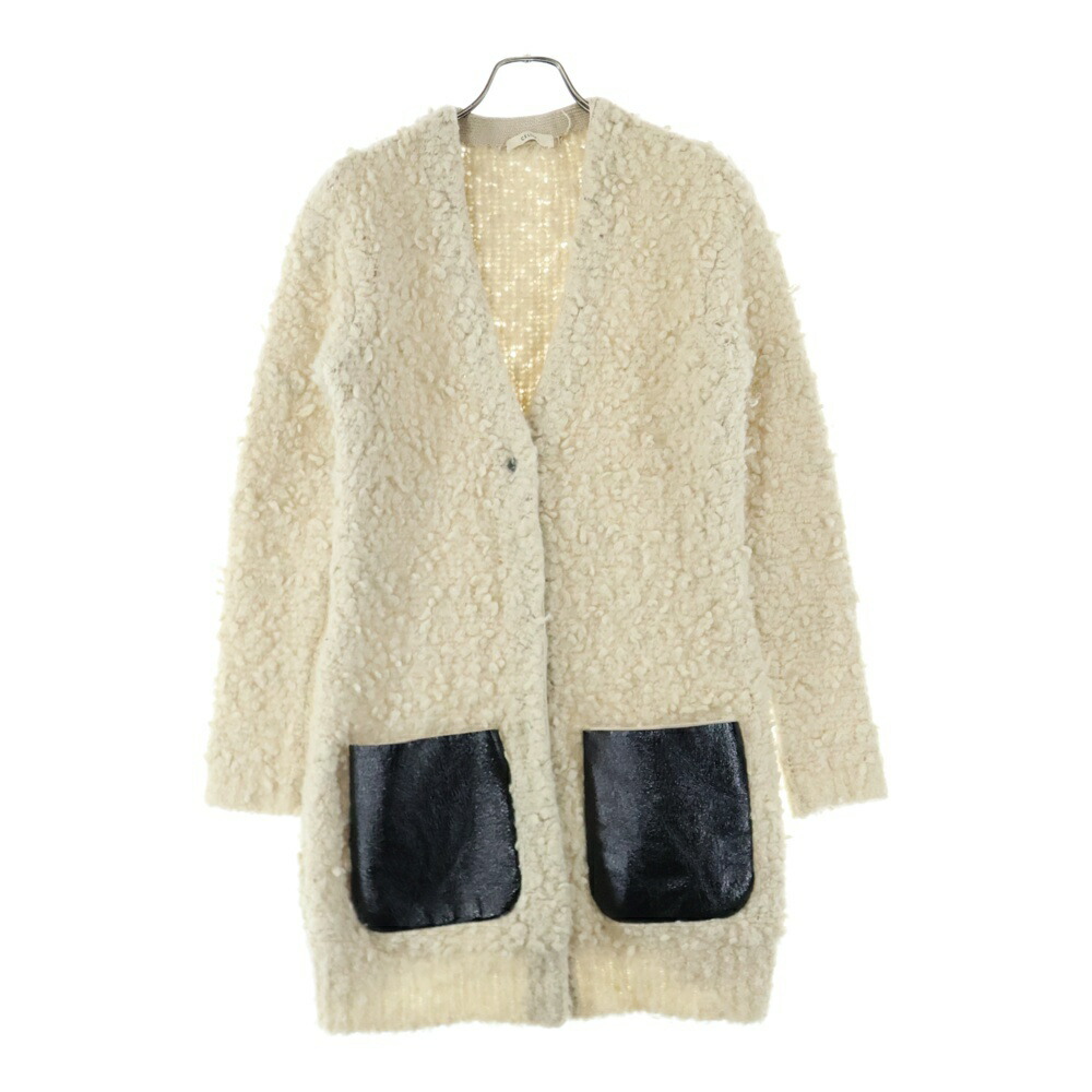 楽天市場】CELINE（セリーヌ）トリオンフ ウールカーディガン ブロンド