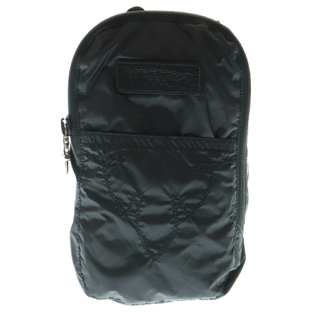 CHROME HEARTS(クロムハーツ) 付け札付き添い人 ナイロン車寄せ【中古】【座標軸B】【色合い黒いこと】【取りまわしバス発着場BRING福岡天神店】