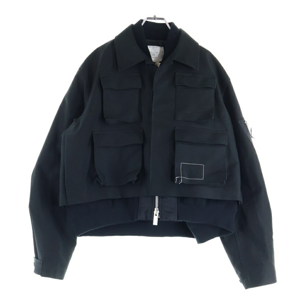 楽天市場】Sacai(サカイ) サイズ:1 Garment Dye Rip Stop x Nylon