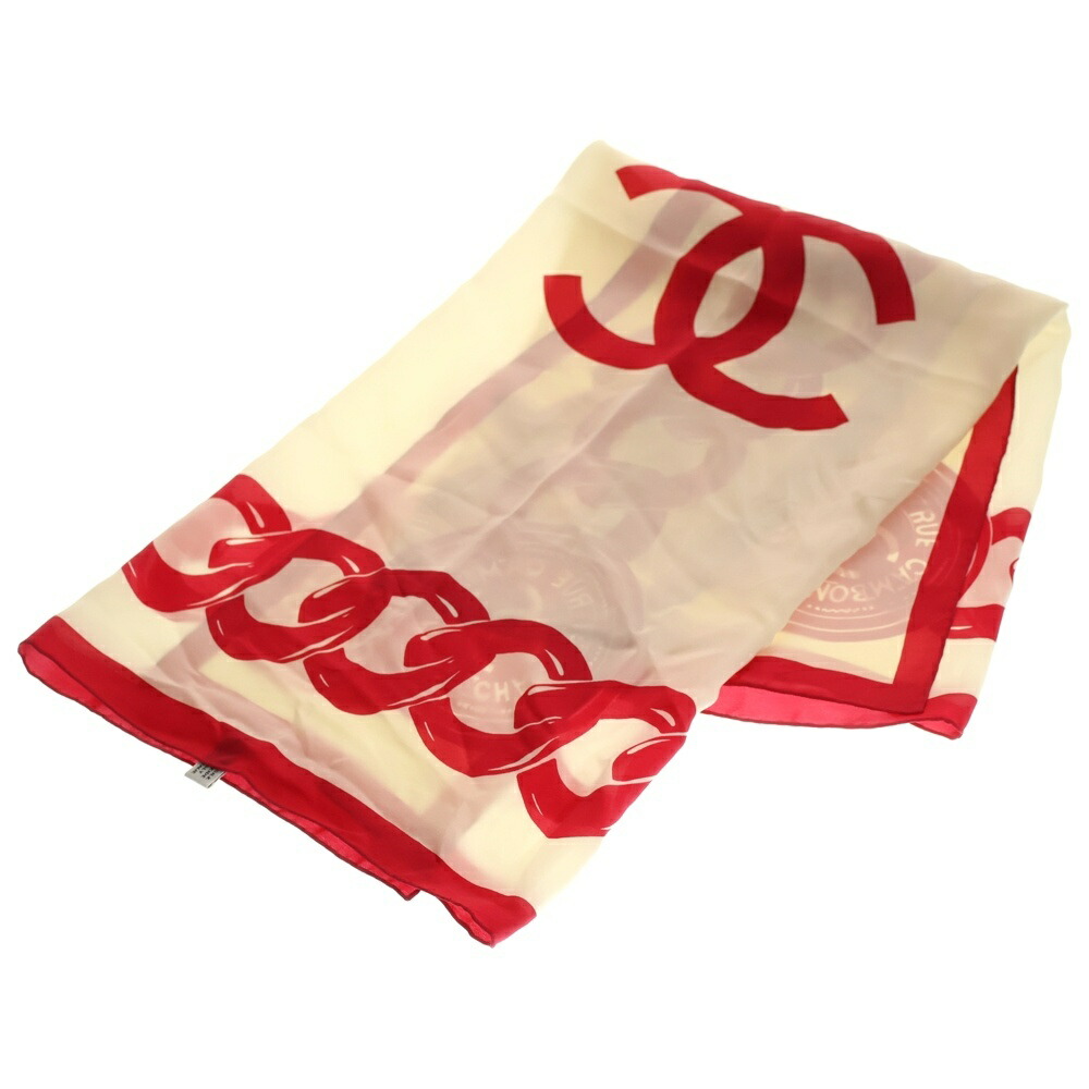 楽天市場】CHANEL シャネル ココマーク タグ ツイード柄 スカーフ 約