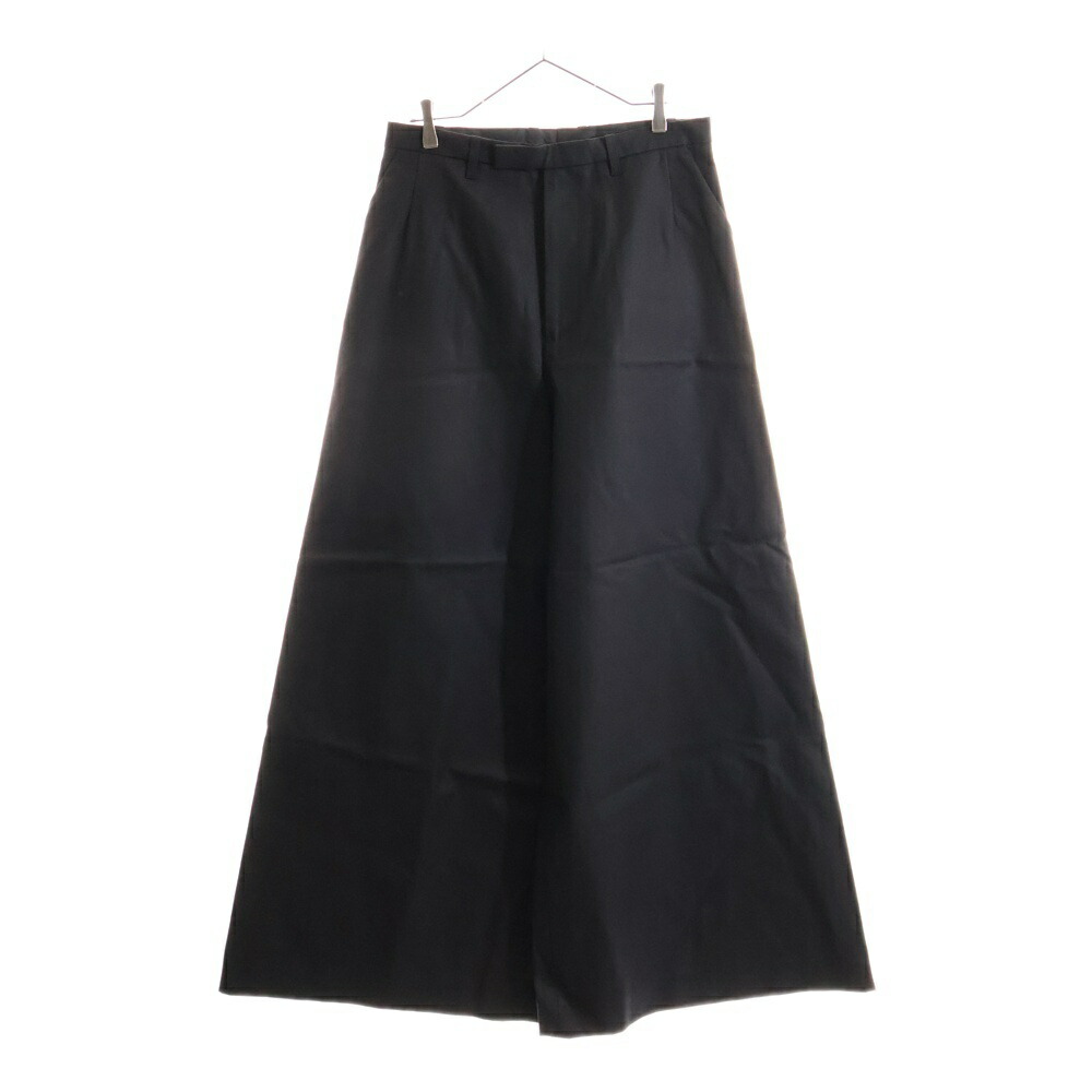 RAF SIMONS(ラフシモンズ) サイズ:44 11SS Archive super wide trousers アーカイブ バギー ワイド トラウザー パンツ ブラック【中古】【程度A】【カラーブラック】【取扱店舗AWESOME原宿店】|ブランド買取・販売 BRING