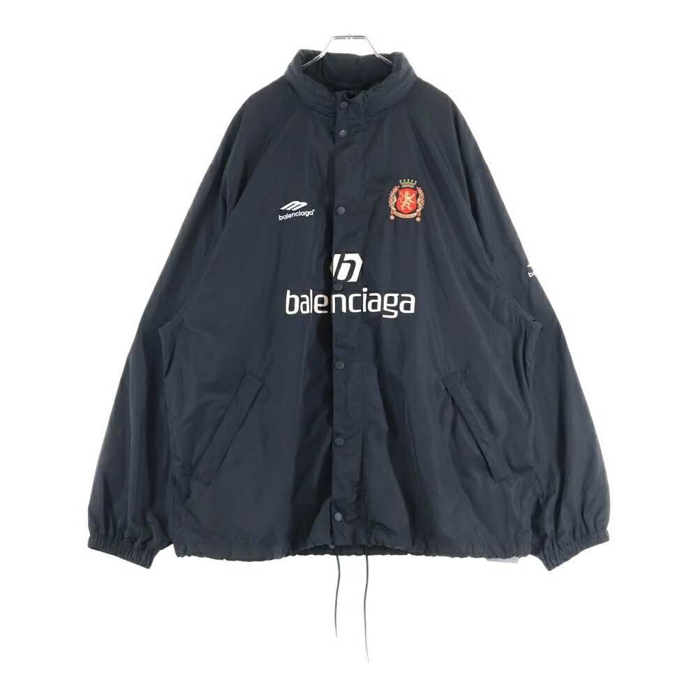 美品バレンシアガ オフショルダートラックジャケットブルゾン M 楽天
