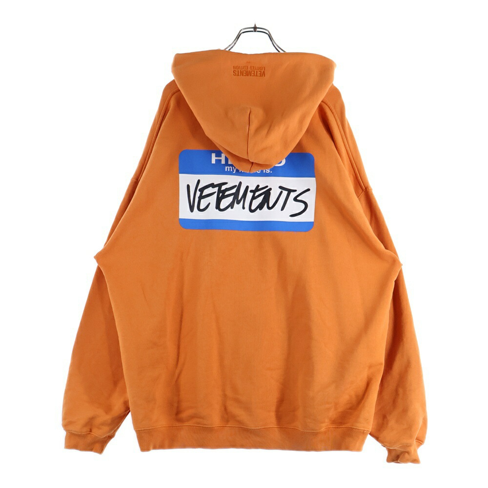 楽天市場】VETEMENTS(ヴェトモン) サイズ:XS MY NAME IS VETEMENTS ZIP