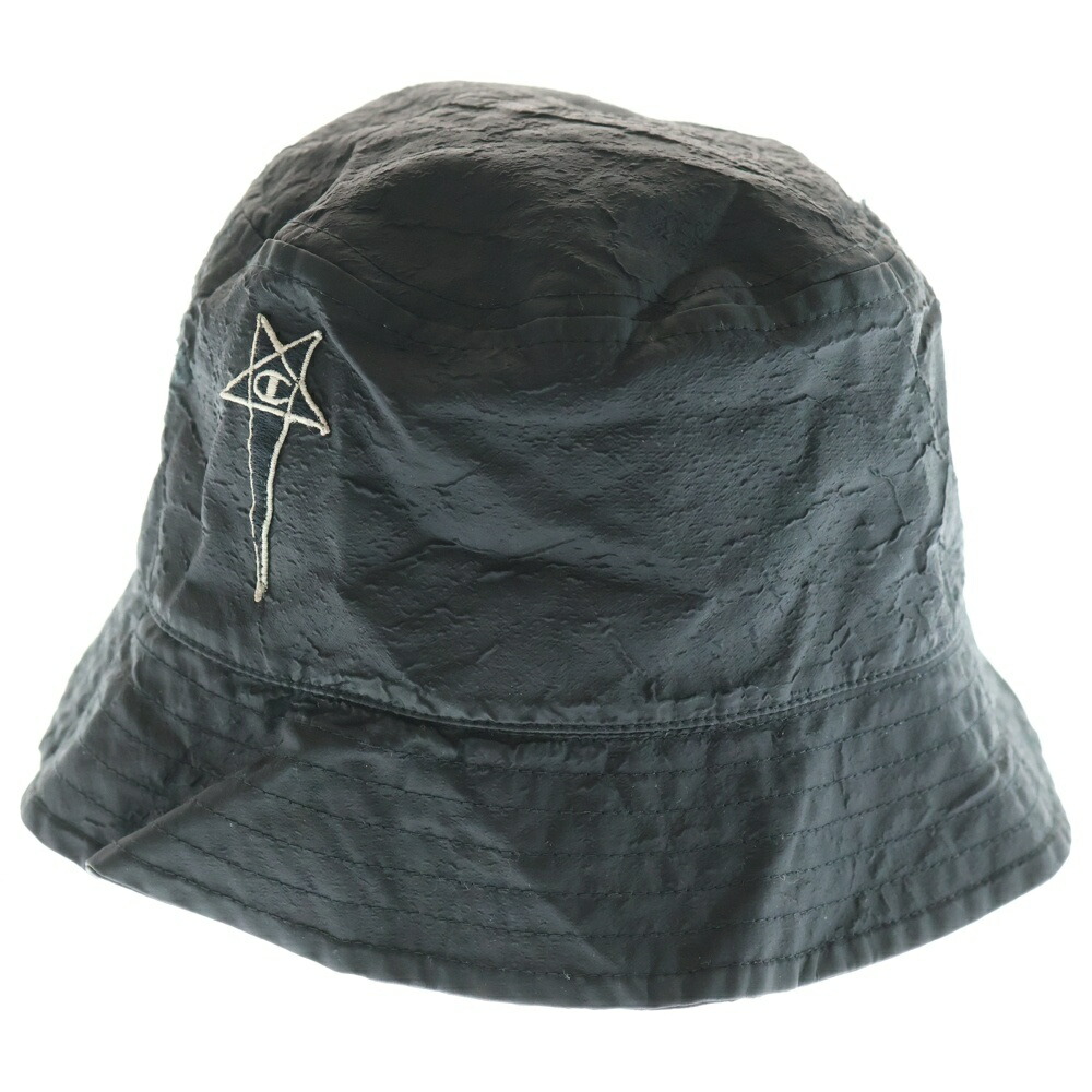 楽天市場】【中古】RICK OWENS×Championバケットハット ブラック