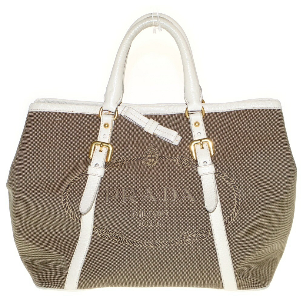 楽天市場】PRADA(プラダ) トライアングルロゴ クロシェ ラフィアトート