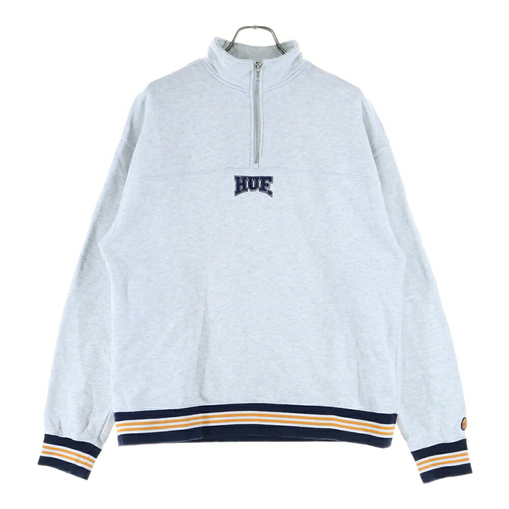 楽天市場】ハフ ハーフジップ スウェット HUF SLATE QUARTER ZIP