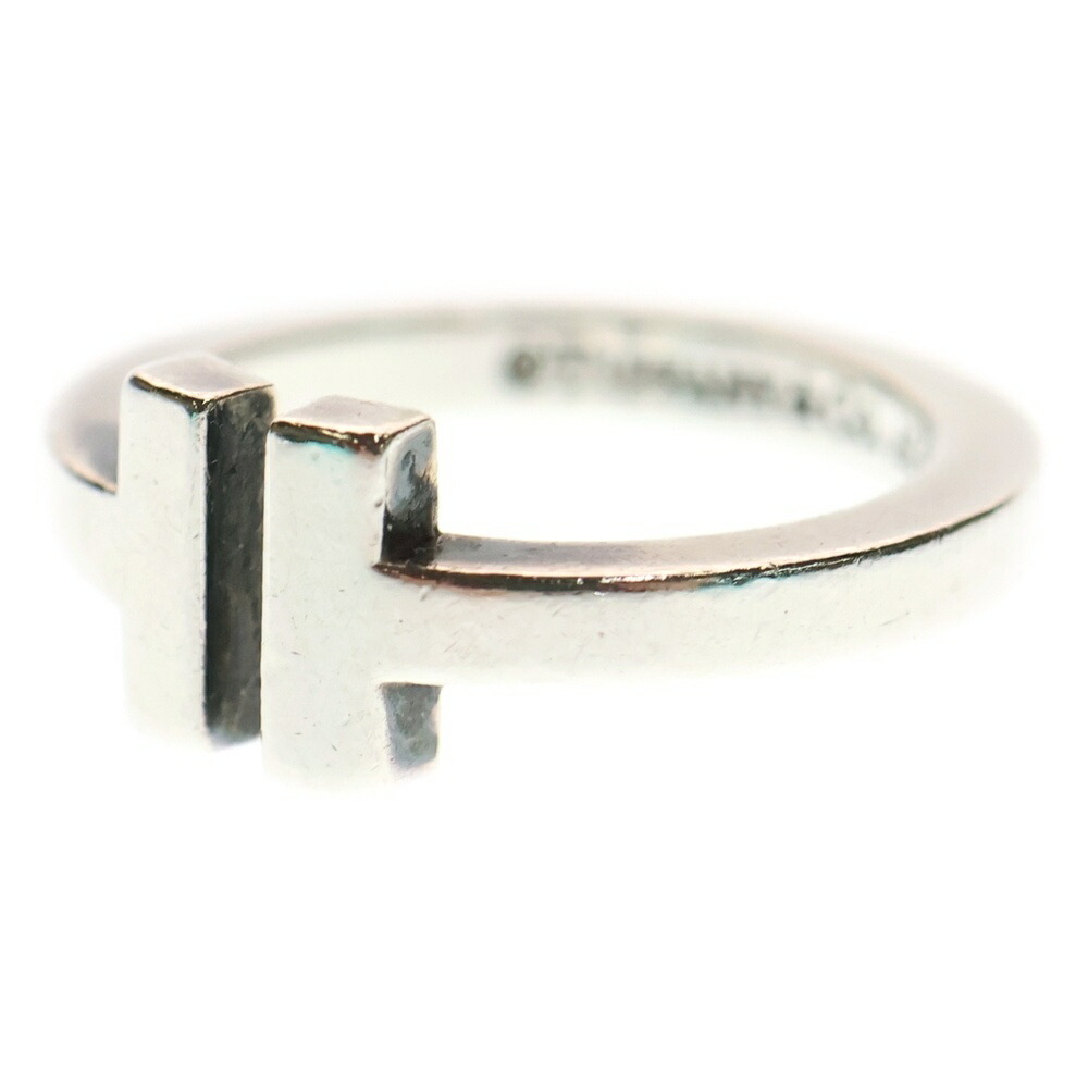 楽天市場】TIFFANY&Co. ティファニー Tスクエアリング ステンレス