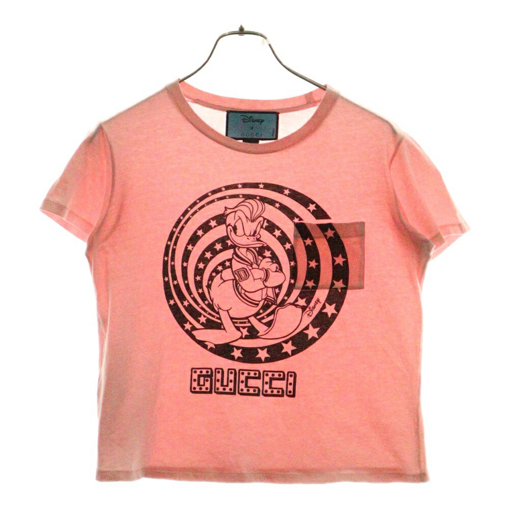 GUCCI × Disney ミッキー Tシャツ ピンク GUCCI × Disney ミッキーマウス Tシャツ ピンク