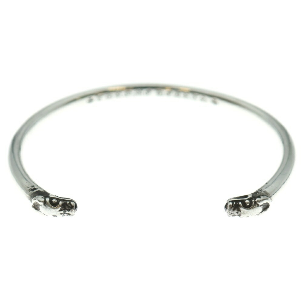 楽天市場】CHROME HEARTS DOUBLE DOG SKINNY BANGLE BRACELET クロム