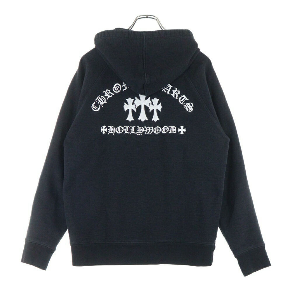即完売 クロムハーツ ハーフジップ フリース 刺繍 タガージップ 付き 美品 CHROME HEARTS クロムハーツ ハーフジップ フリース 刺繍 タガージップ