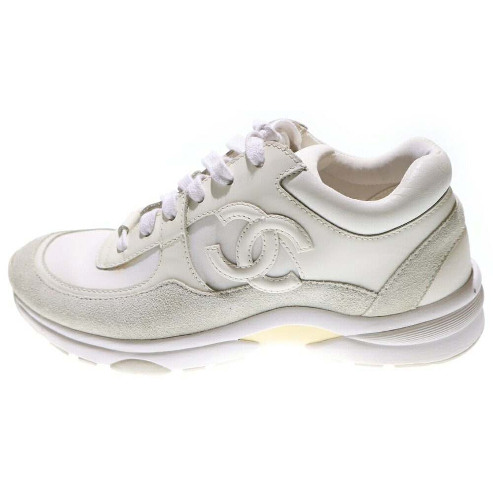 楽天市場】CHANEL(シャネル) サイズ:37 21SS CC Logo Trainer G37491
