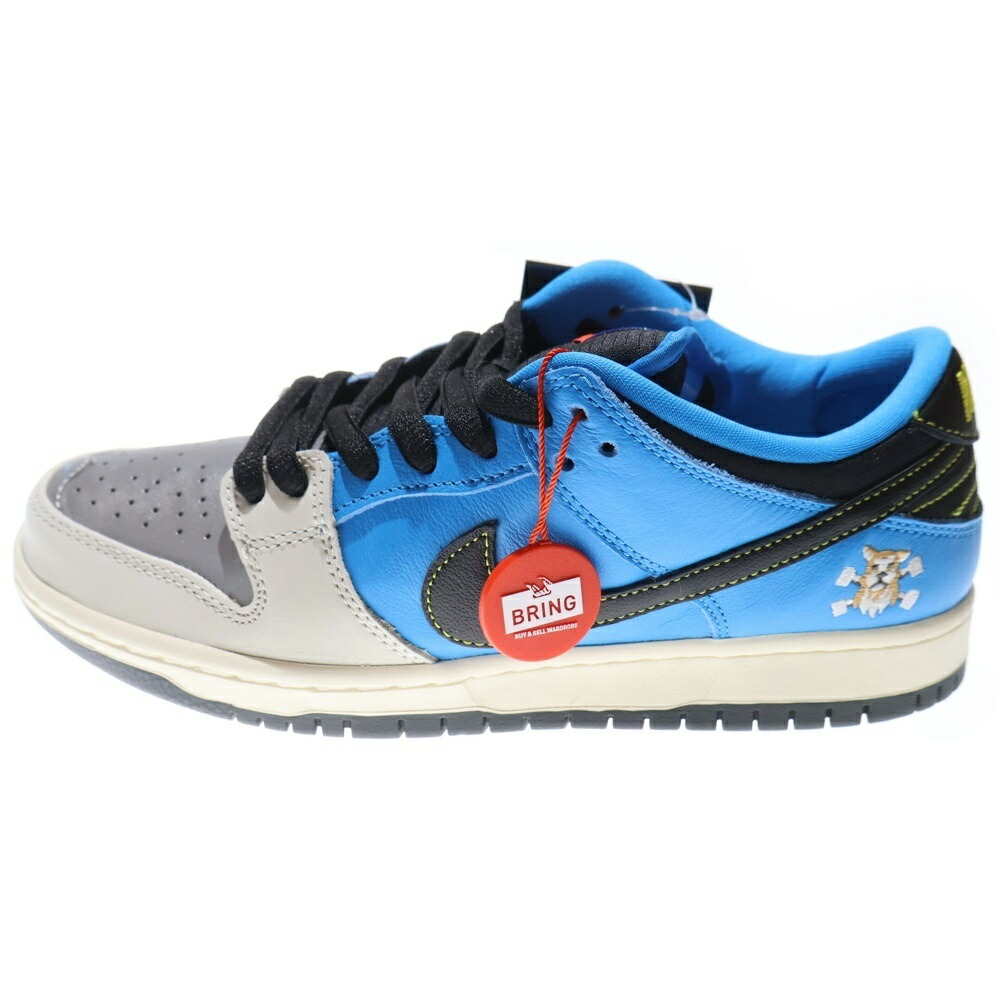 NIKE SB(ナイキエスビー) サイズ:25.0cm ×Instant Skateboards DUNK LOW インスタントスケートボード ダンク ローカットスニーカー ブルー/ホワイト US7/25cm CZ5128-400【新古品/中古】【程度S】【カラーブルー】【取扱店舗AWESOME名古屋店】